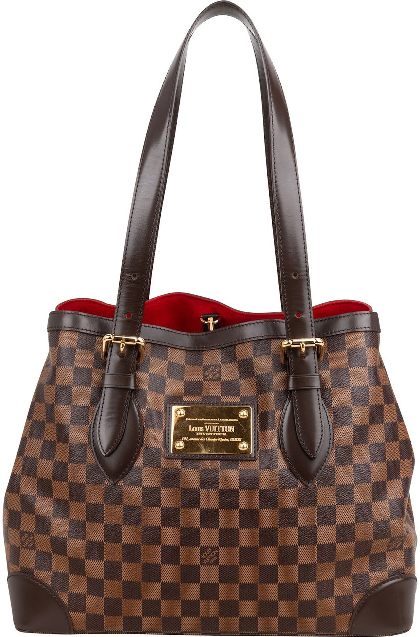 Louis Vuitton Monogram Damier Ebene Hampstead MM Shoulder Bag Bruin