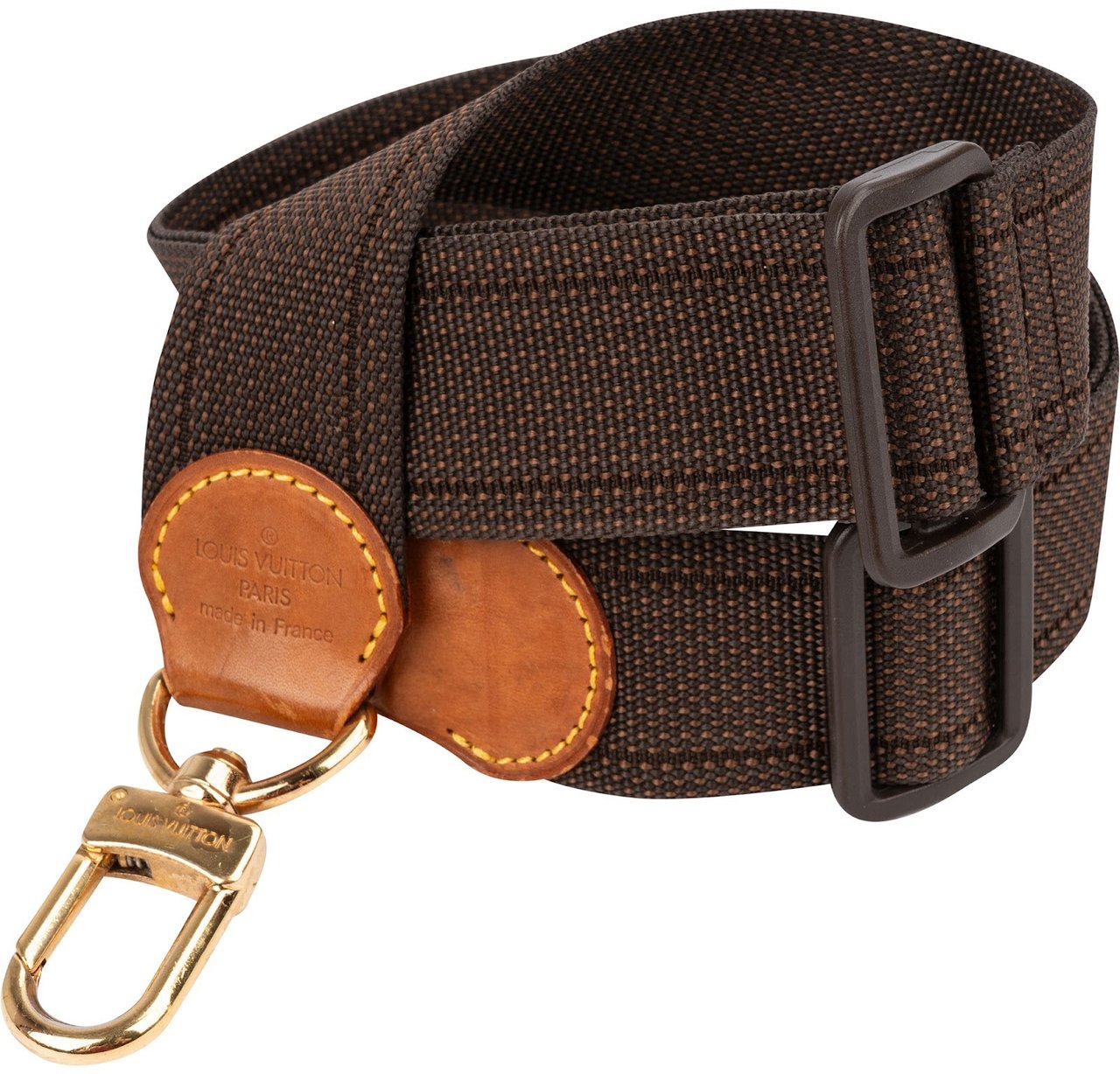 Louis Vuitton Cotton Adjustable Bags Strap Bruin
