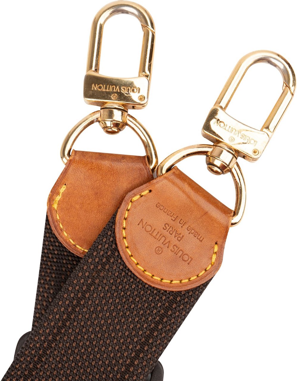 Louis Vuitton Cotton Adjustable Bags Strap Bruin