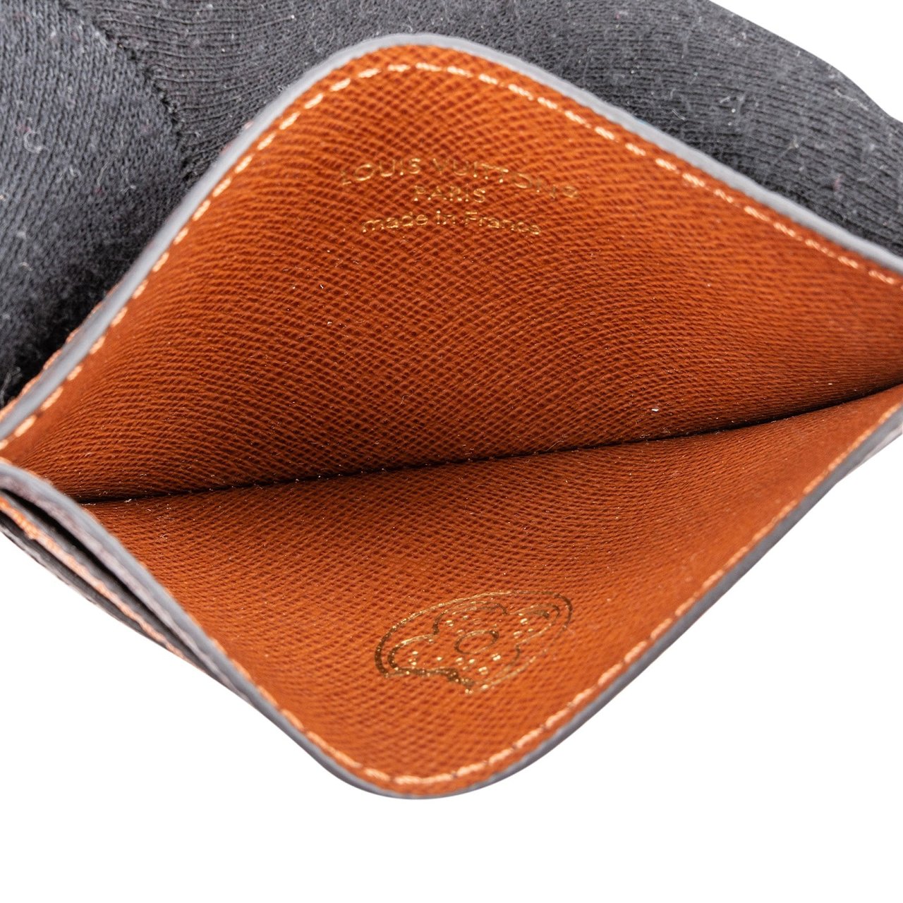 Louis Vuitton Monogram Chocolate Donut Double Card Holder Wallet Bruin