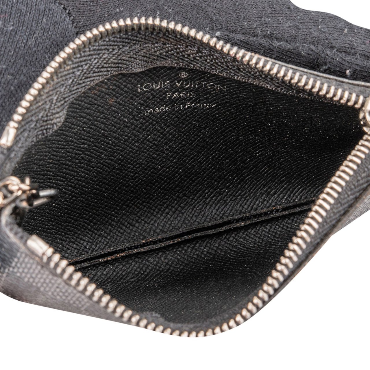 Louis Vuitton Monogram Damier Graphite Pochette Cles Key Pouch Wallet Zwart