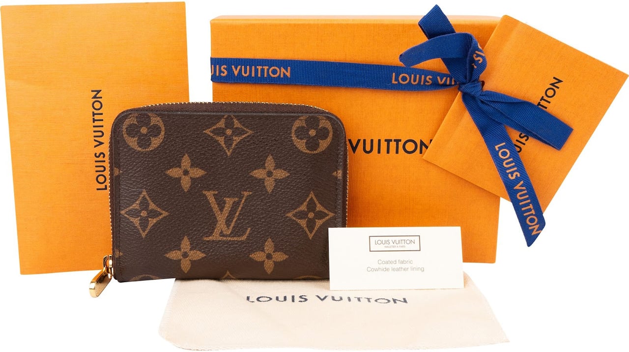 Louis Vuitton Monogram Canvas Zippy Coin Wallet Bruin
