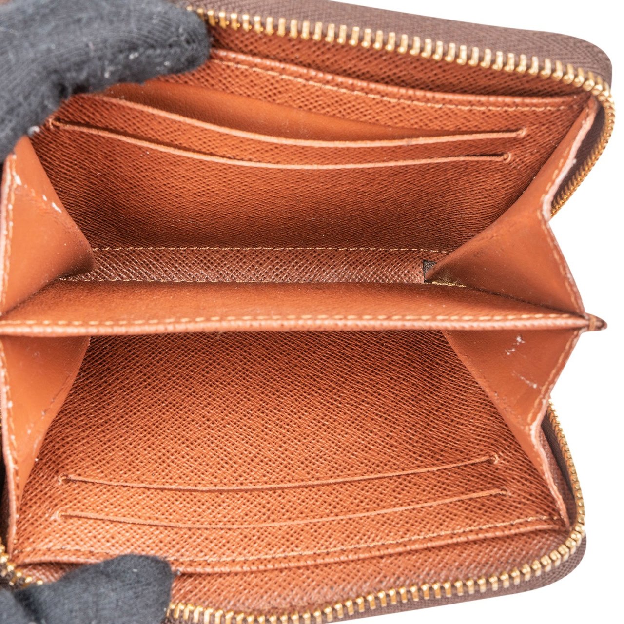 Louis Vuitton Monogram Canvas Zippy Coin Wallet Bruin