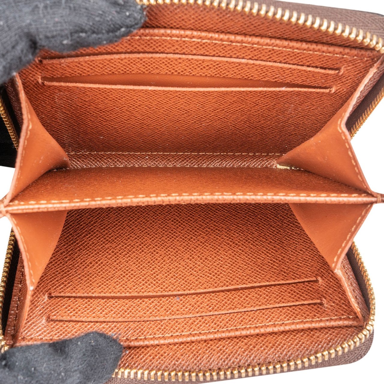 Louis Vuitton Monogram Canvas Zippy Coin Wallet Bruin