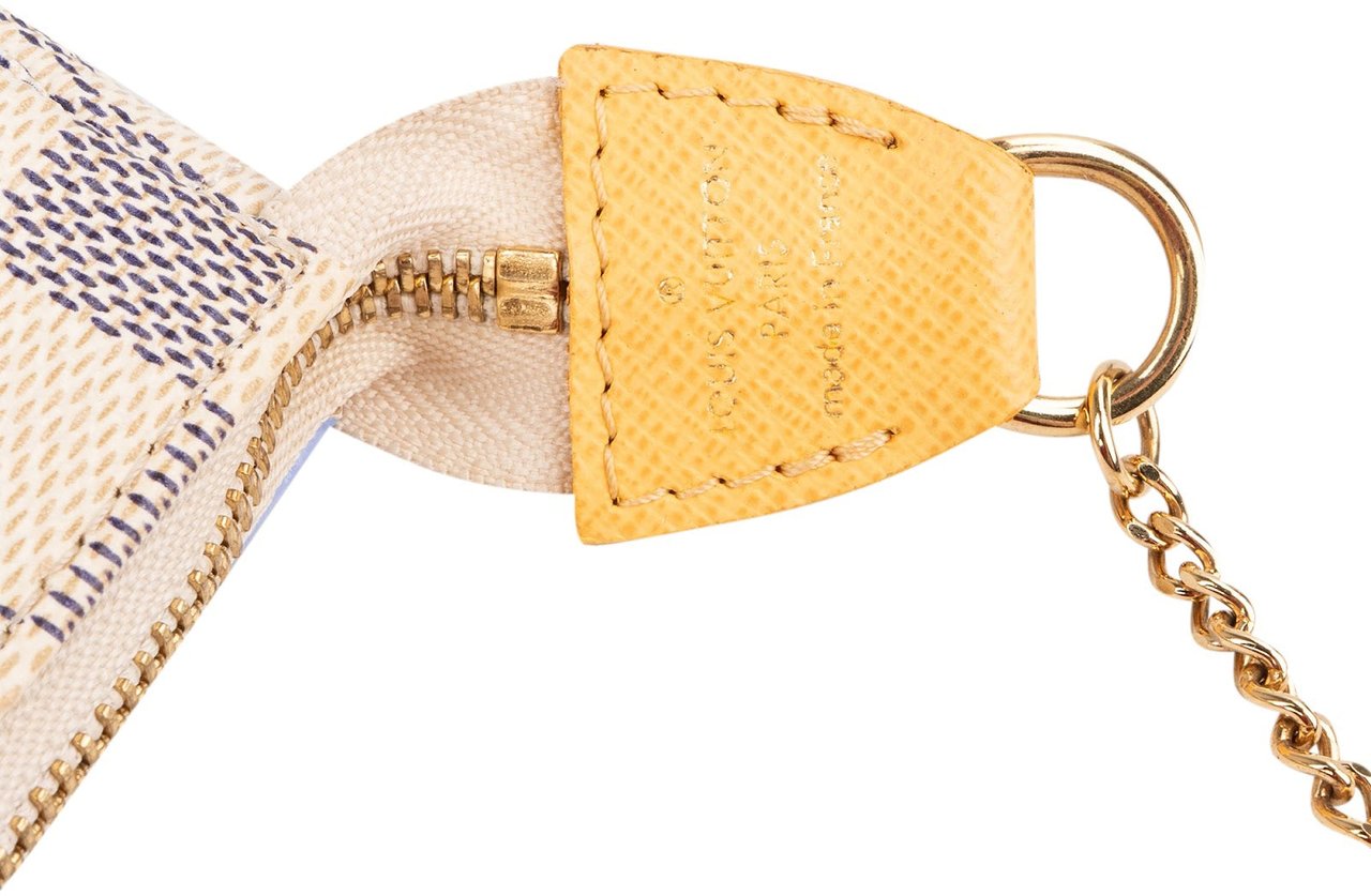 Louis Vuitton Monogram Damier Azur Illustre Mini Pochette Accessoires Handbag Divers