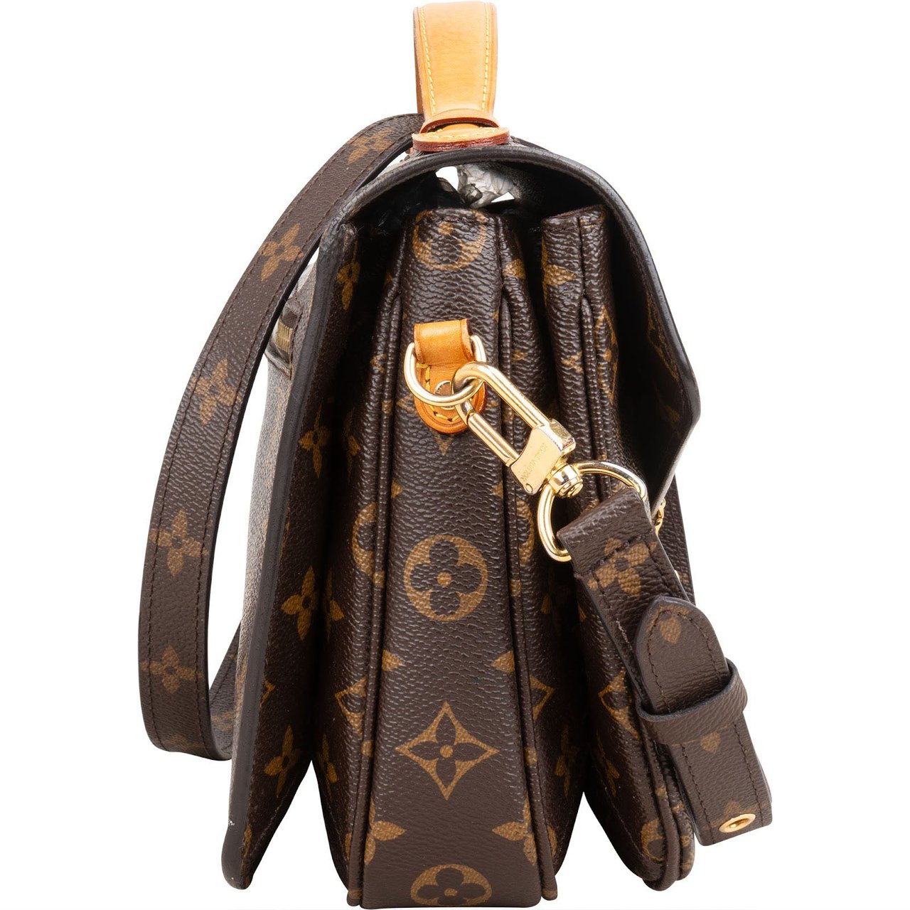Louis Vuitton Monogram Canvas Pochette Métis Handbag Bruin