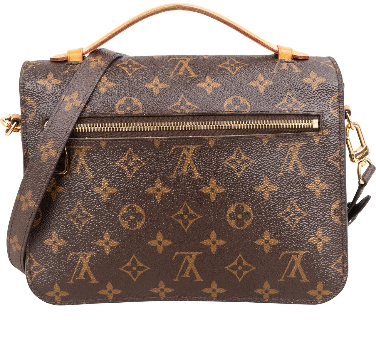 Louis Vuitton Monogram Canvas Pochette Métis Handbag Bruin