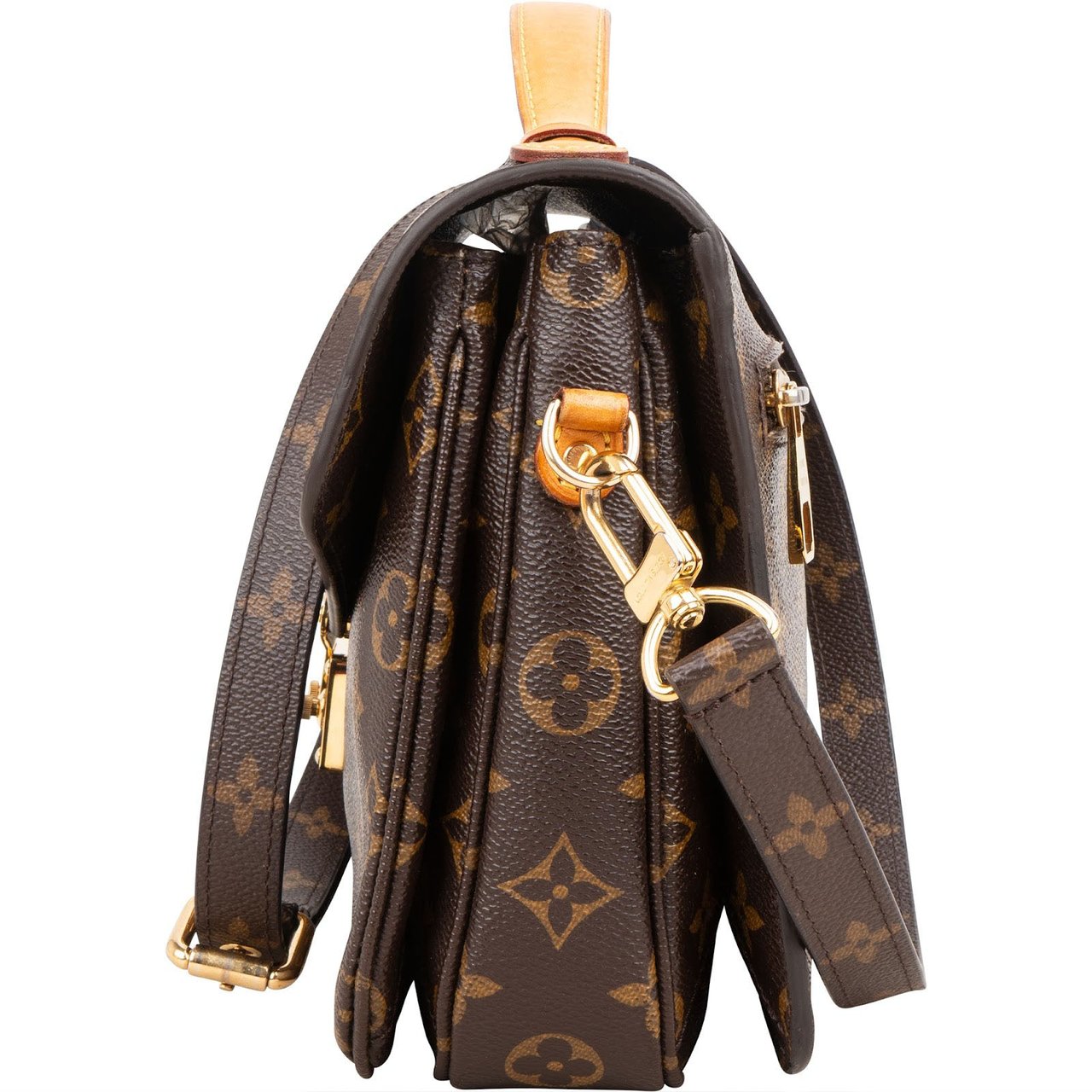Louis Vuitton Monogram Canvas Pochette Métis Handbag Bruin