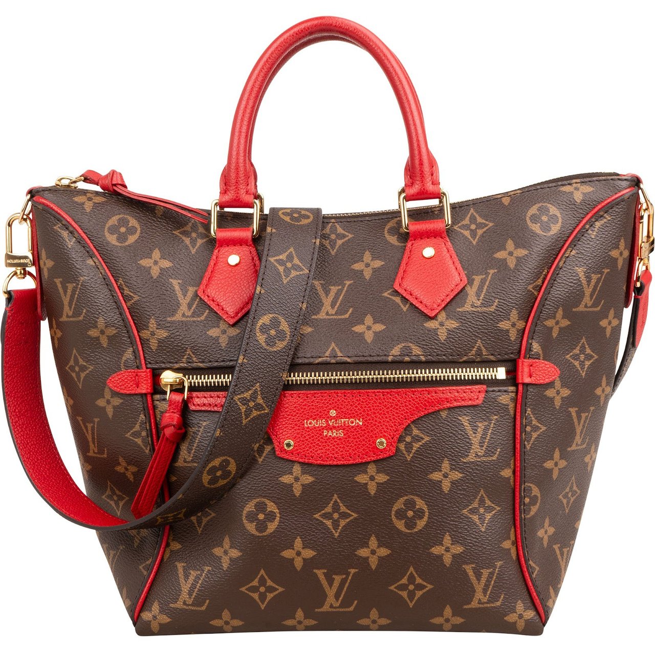 Louis Vuitton Monogram Canvas Tournelle PM Handbag Bruin