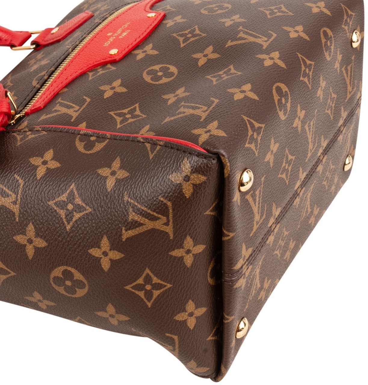 Louis Vuitton Monogram Canvas Tournelle PM Handbag Bruin