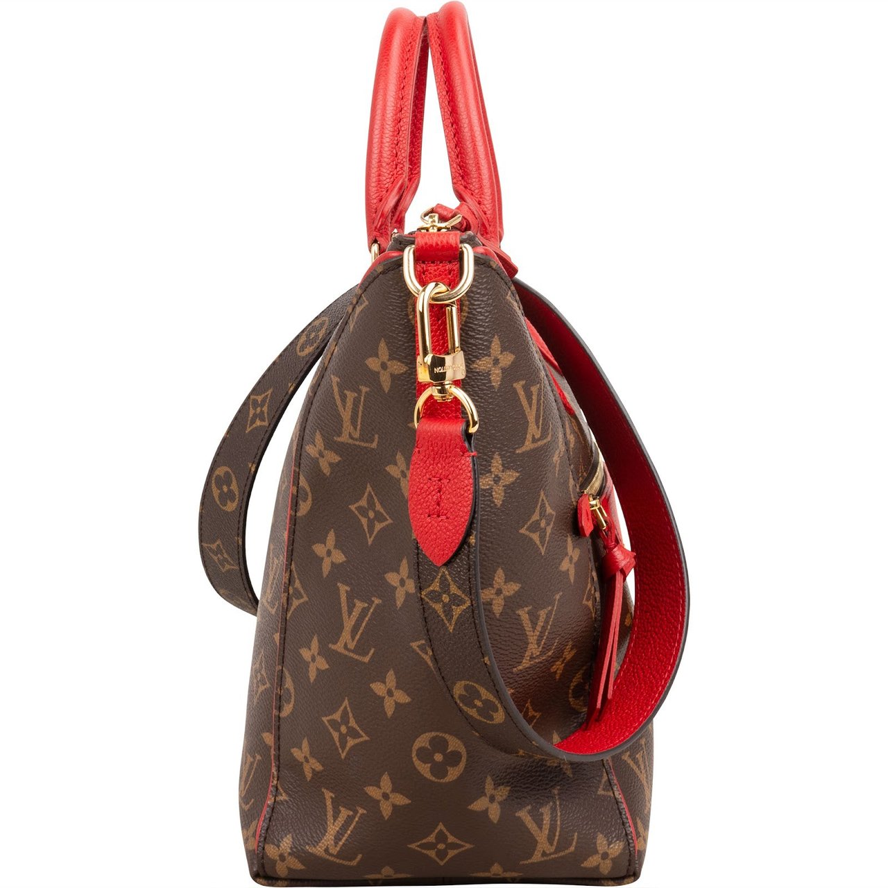 Louis Vuitton Monogram Canvas Tournelle PM Handbag Bruin