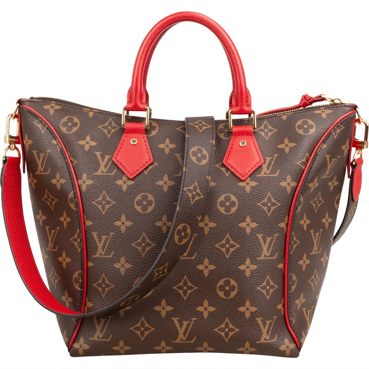 Louis Vuitton Monogram Canvas Tournelle PM Handbag Bruin