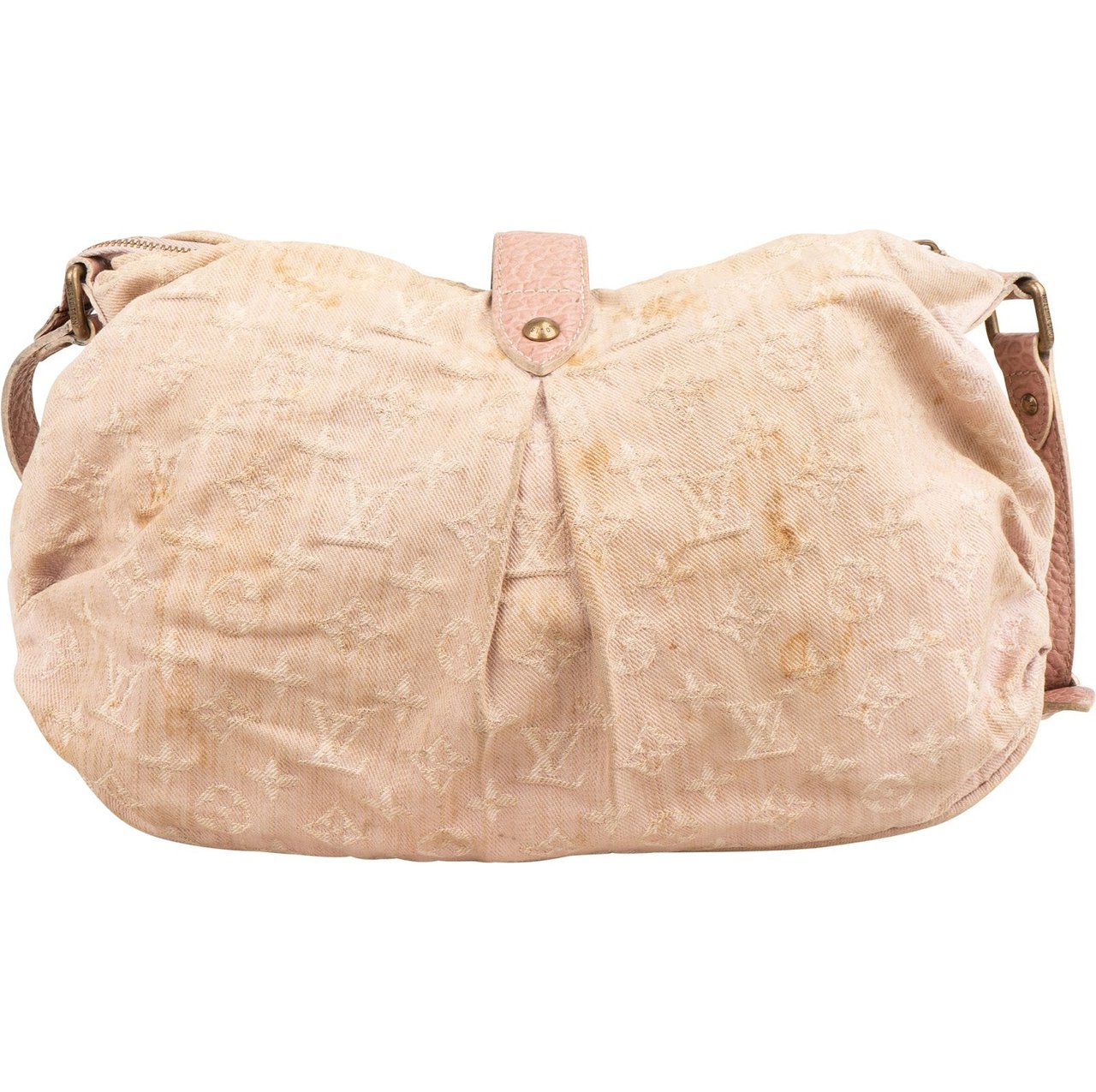 Louis Vuitton Mini Lin Monogram Slightly Crossbody Bag Rood