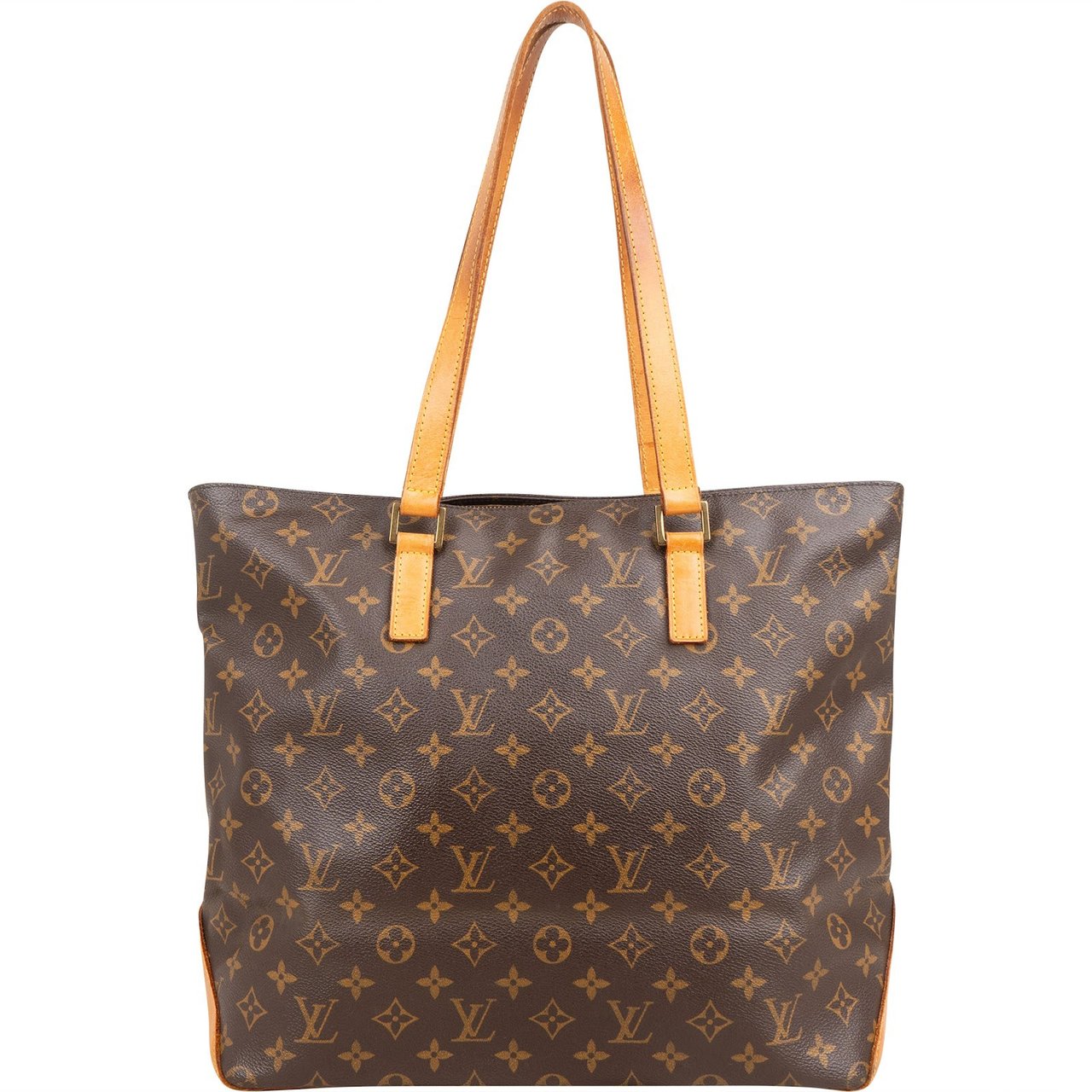 Louis Vuitton Monogram Canvas Cabas Mezzo Shoulder Bag Bruin