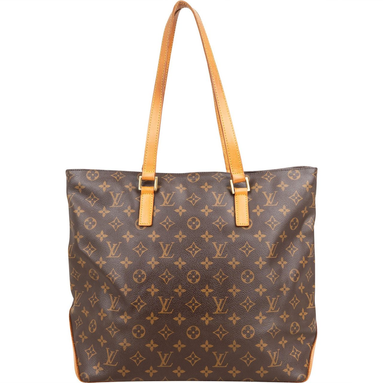 Louis Vuitton Monogram Canvas Cabas Mezzo Shoulder Bag Bruin