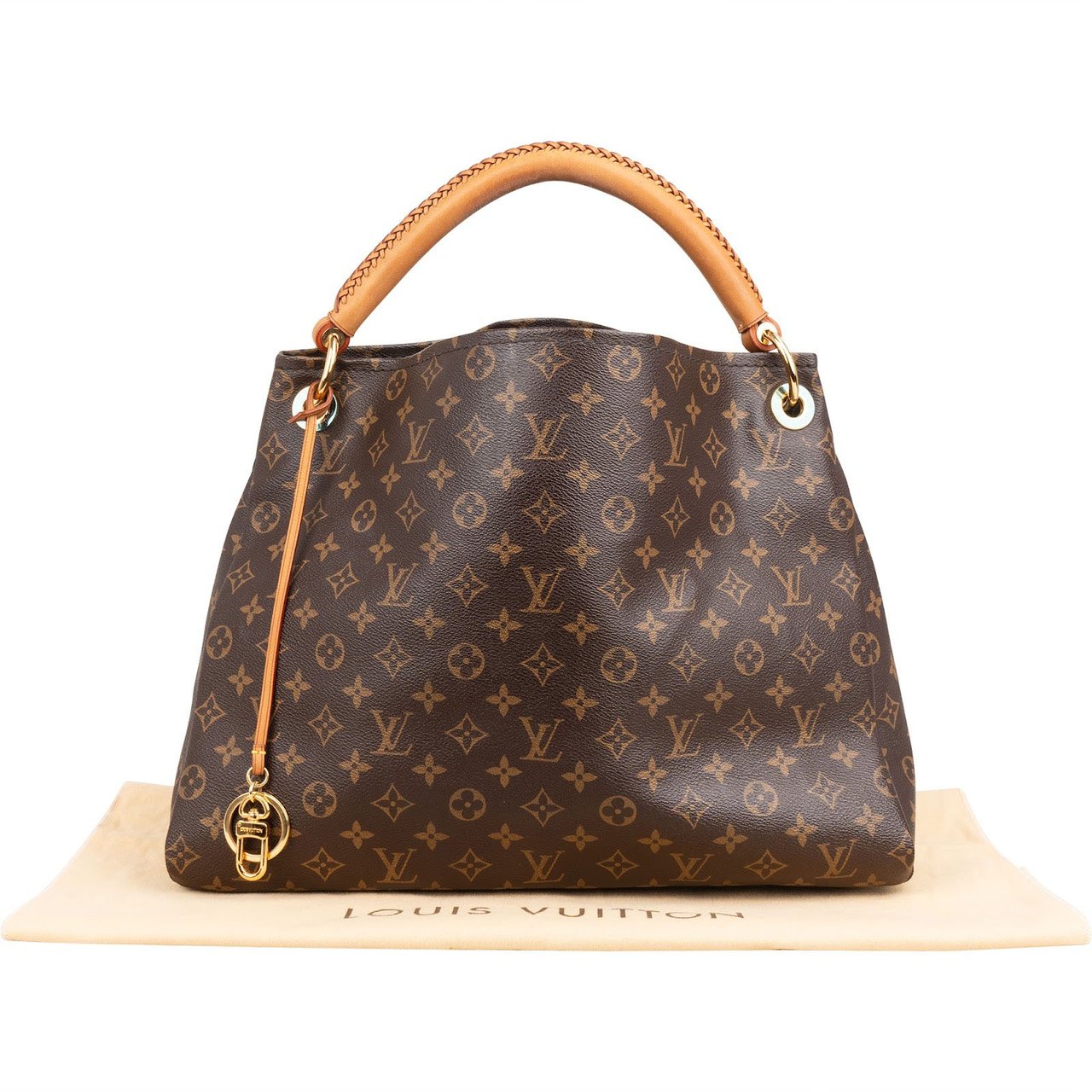 Louis Vuitton Monogram Canvas Artsy MM Shoulder Bag Bruin