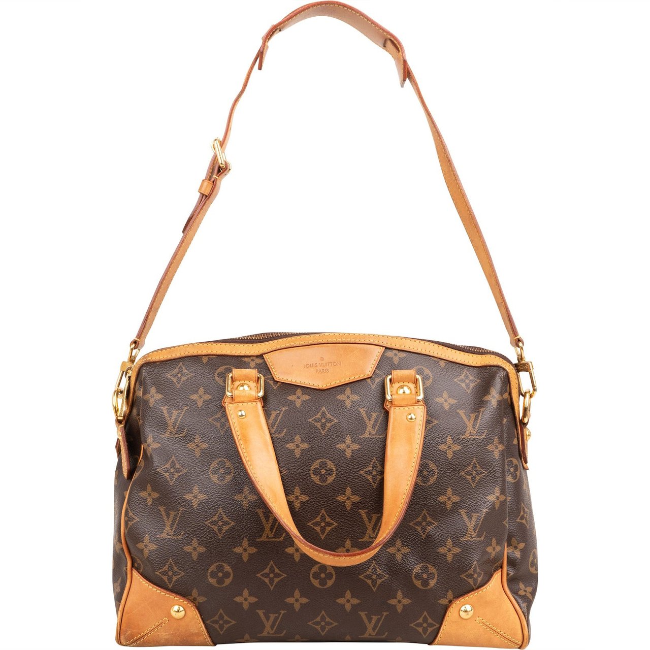Louis Vuitton Monogram Canvas Retiro PM Handbag Bruin