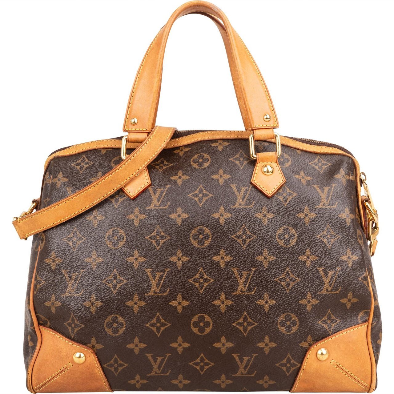Louis Vuitton Monogram Canvas Retiro PM Handbag Bruin