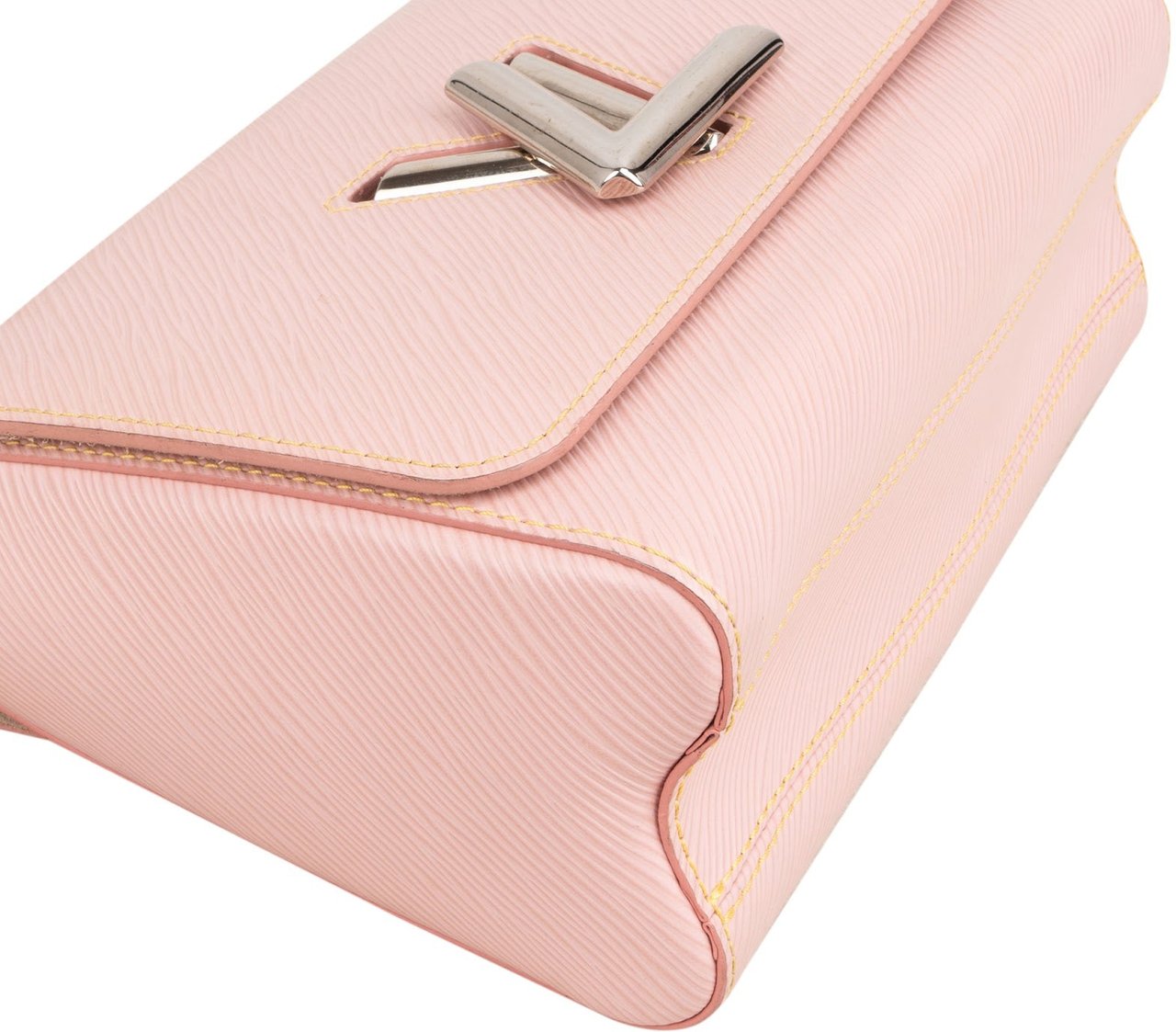 Louis Vuitton Pink Epi Leather Twist MM Crossbody Bag Roze