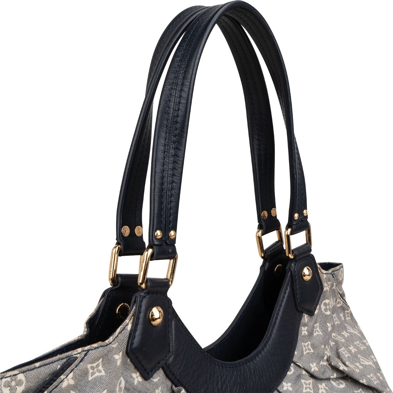 Louis Vuitton Monogram Mini Lin Idylle Shoulder Bag Donkergrijs