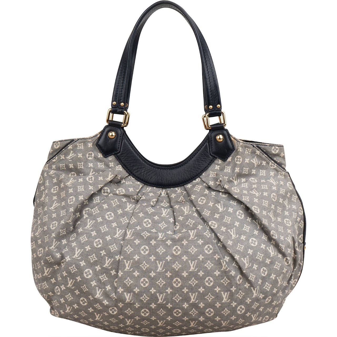 Louis Vuitton Monogram Mini Lin Idylle Shoulder Bag Donkergrijs