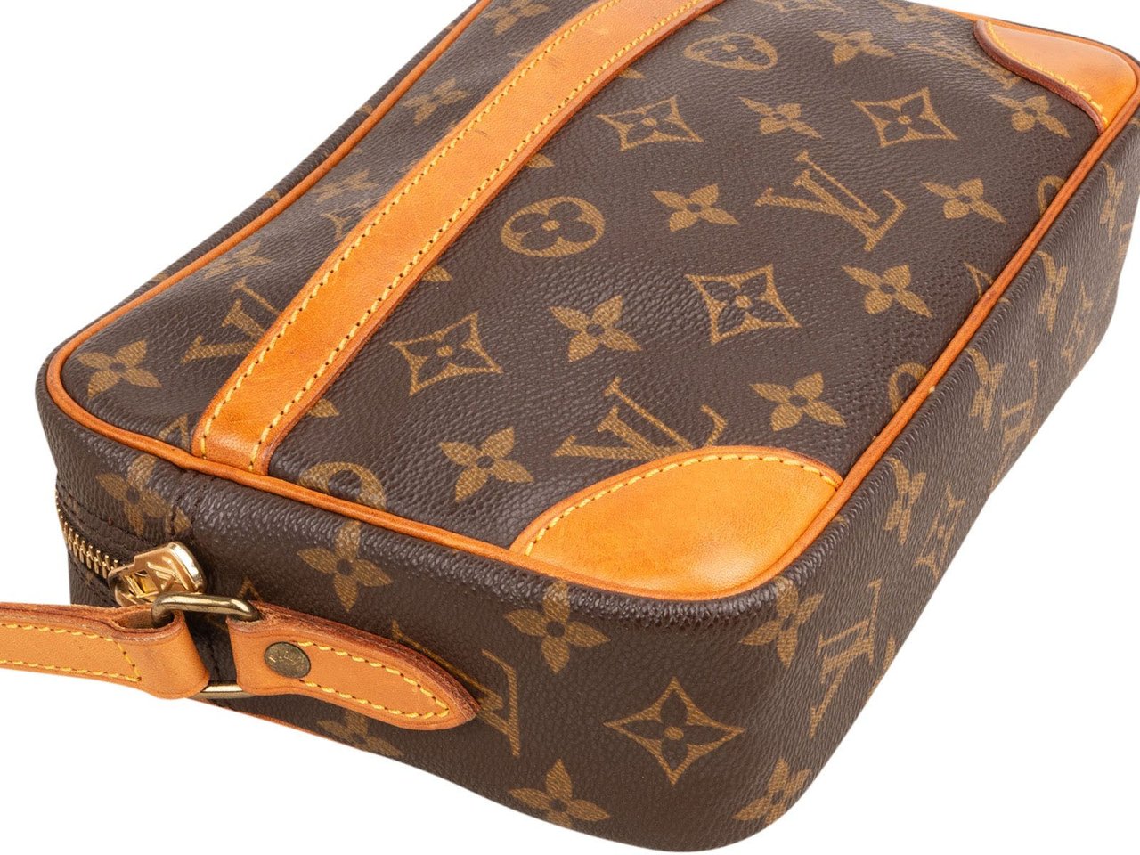 Louis Vuitton Monogram Canvas Trocadero 23 Crossbody Bag Bruin