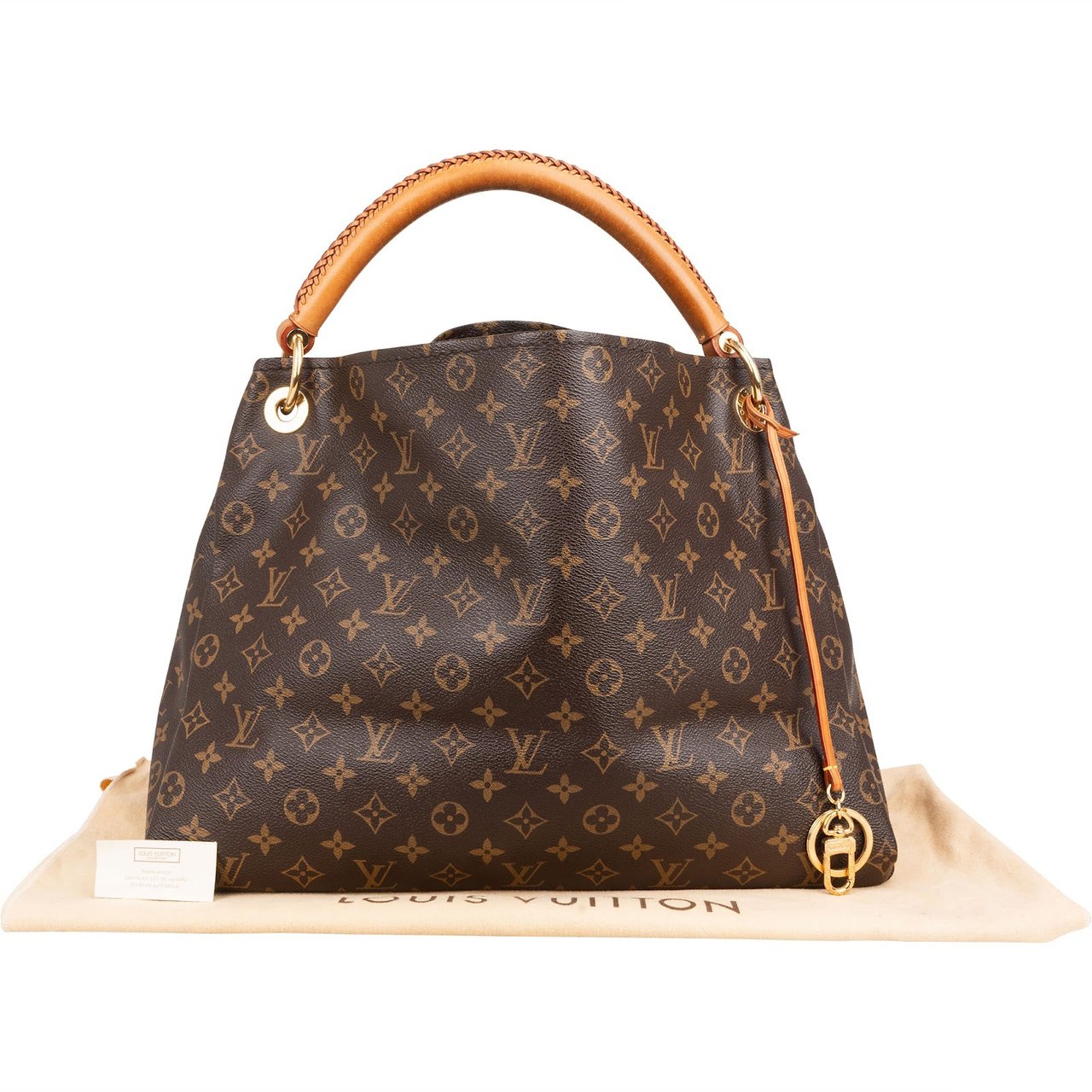 Louis Vuitton Monogram Canvas Artsy MM Shoulder Bag Bruin
