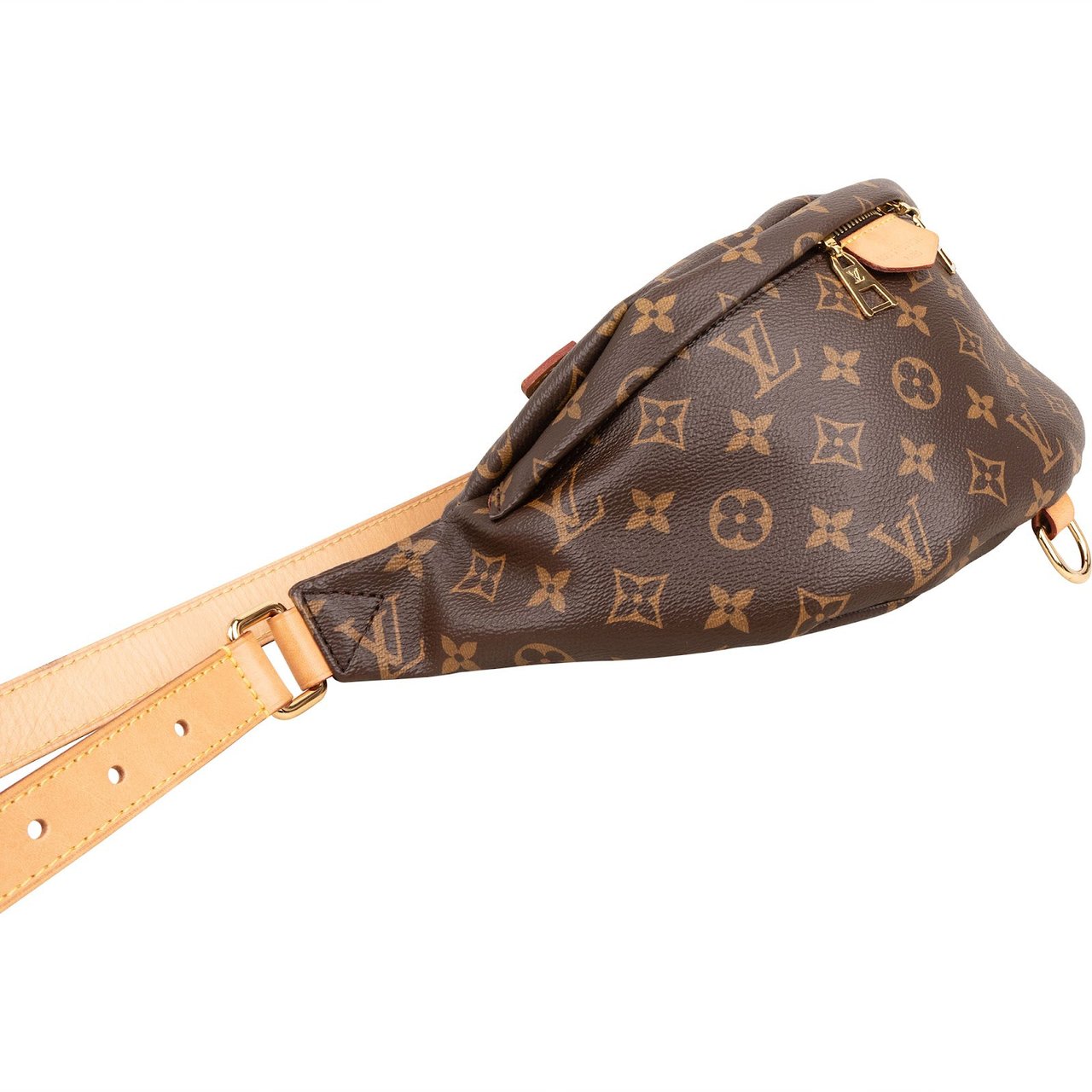 Louis Vuitton Monogram Canvas Crossbody Bag Bumbag Bruin
