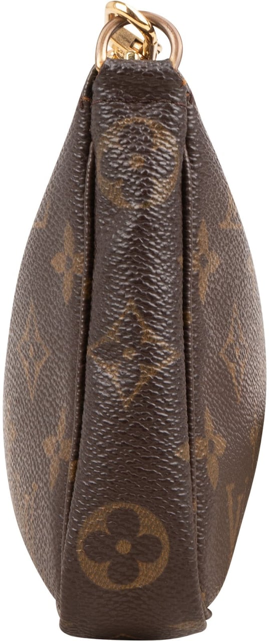 Louis Vuitton Monogram Canvas Pochette Accessoires Crossbody Bag Bruin