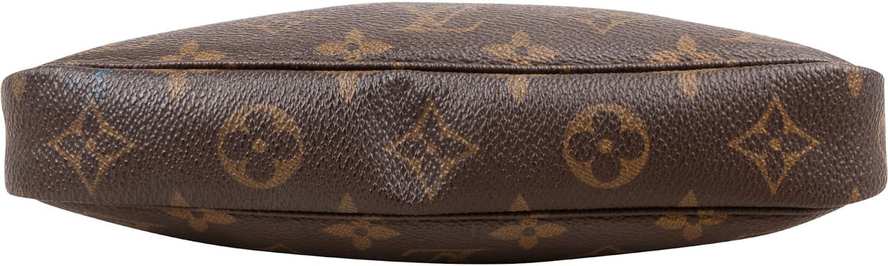 Louis Vuitton Monogram Canvas Pochette Accessoires Crossbody Bag Bruin