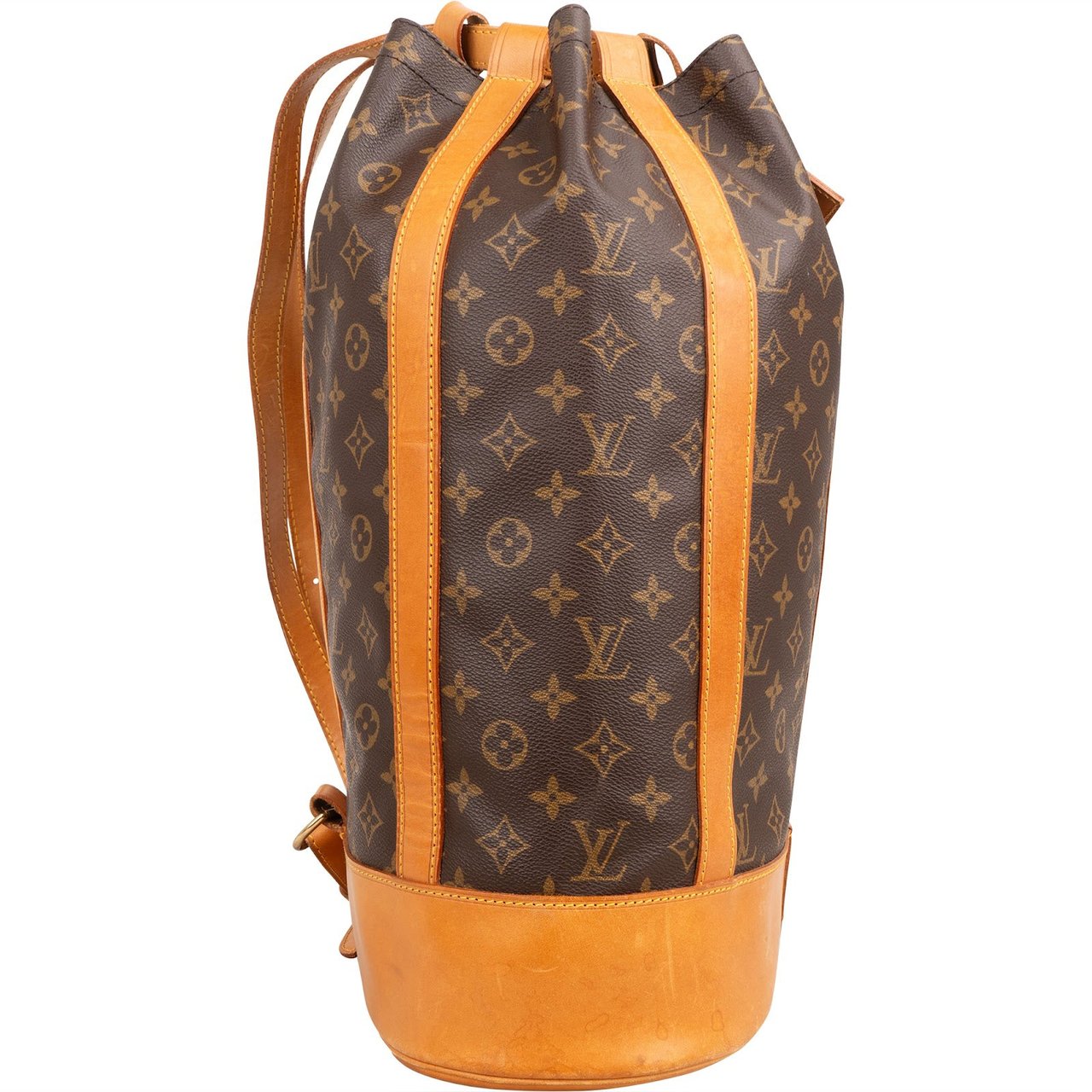 Louis Vuitton Monogram Canvas Randonnee GM Backpack Shoulder Bag Bruin