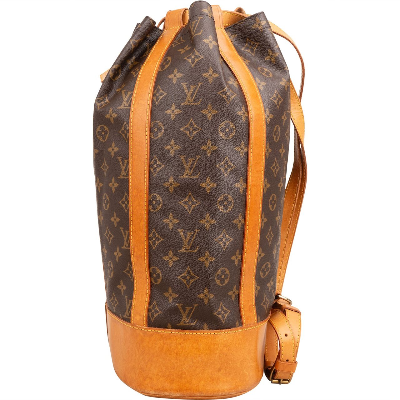 Louis Vuitton Monogram Canvas Randonnee GM Backpack Shoulder Bag Bruin