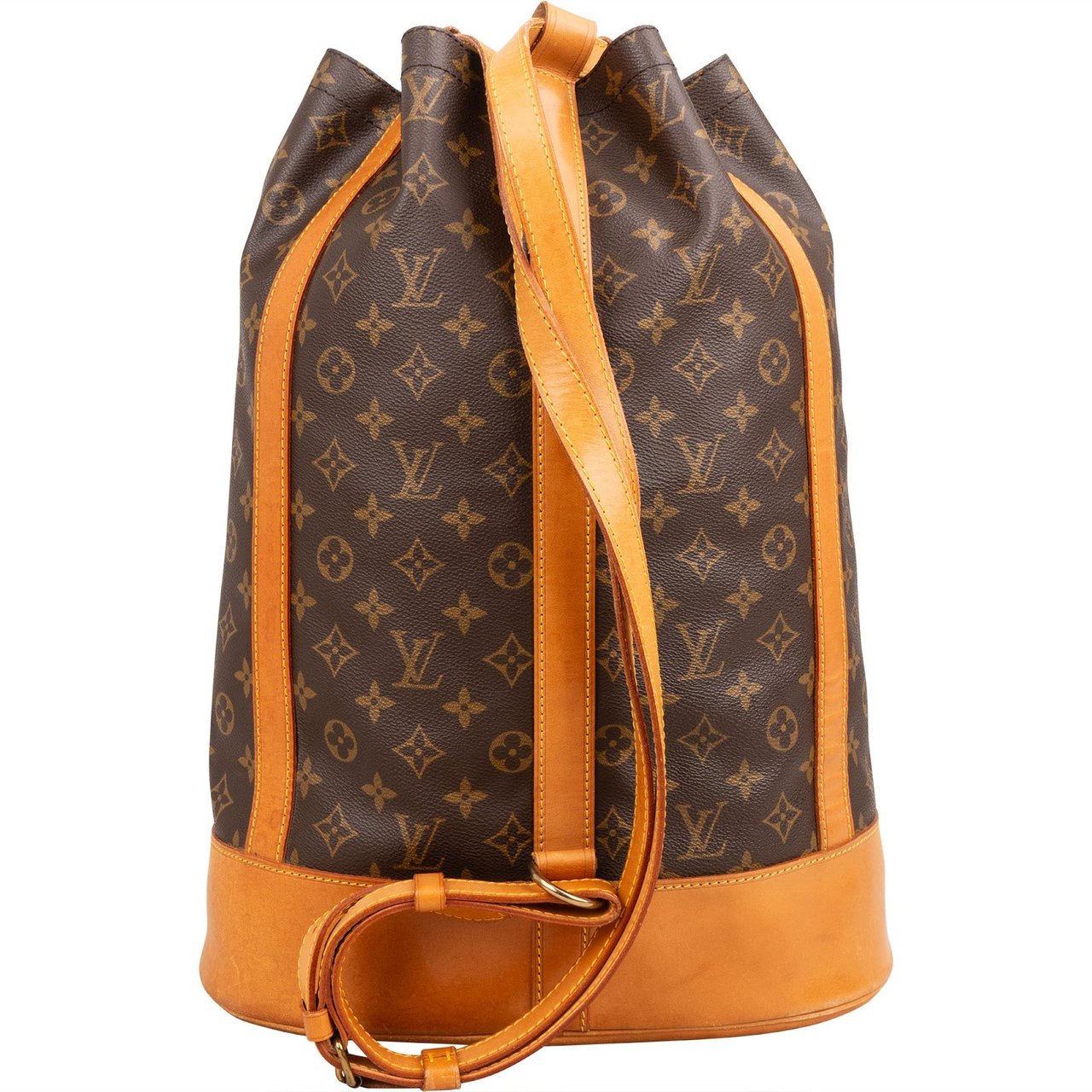 Louis Vuitton Monogram Canvas Randonnee GM Backpack Shoulder Bag Bruin