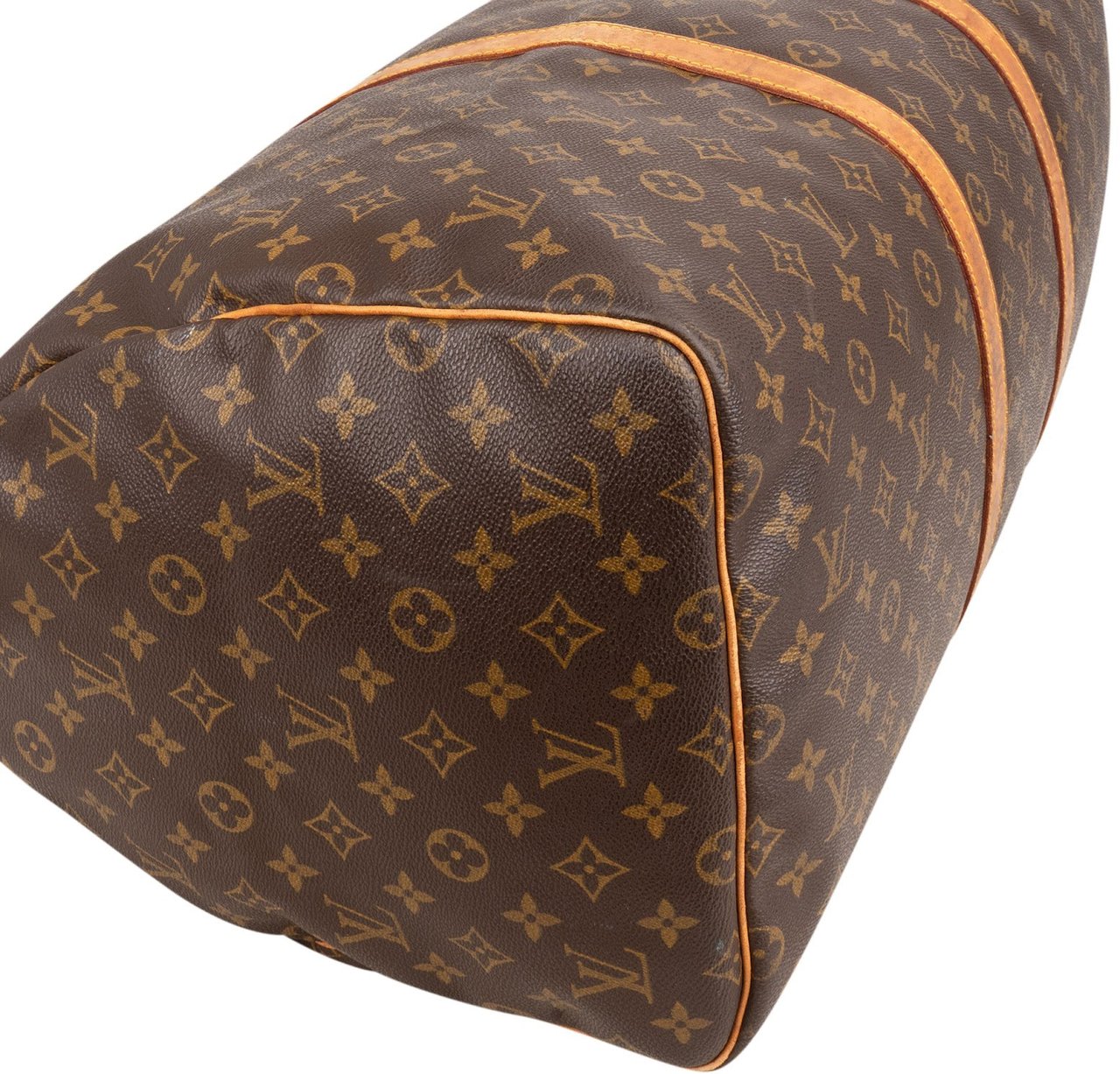 Louis Vuitton Monogram Canvas Keepall 55 Travel Bag Bruin