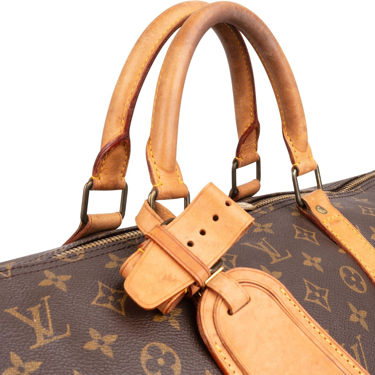 Louis Vuitton Monogram Canvas Keepall 55 Travel Bag Bruin