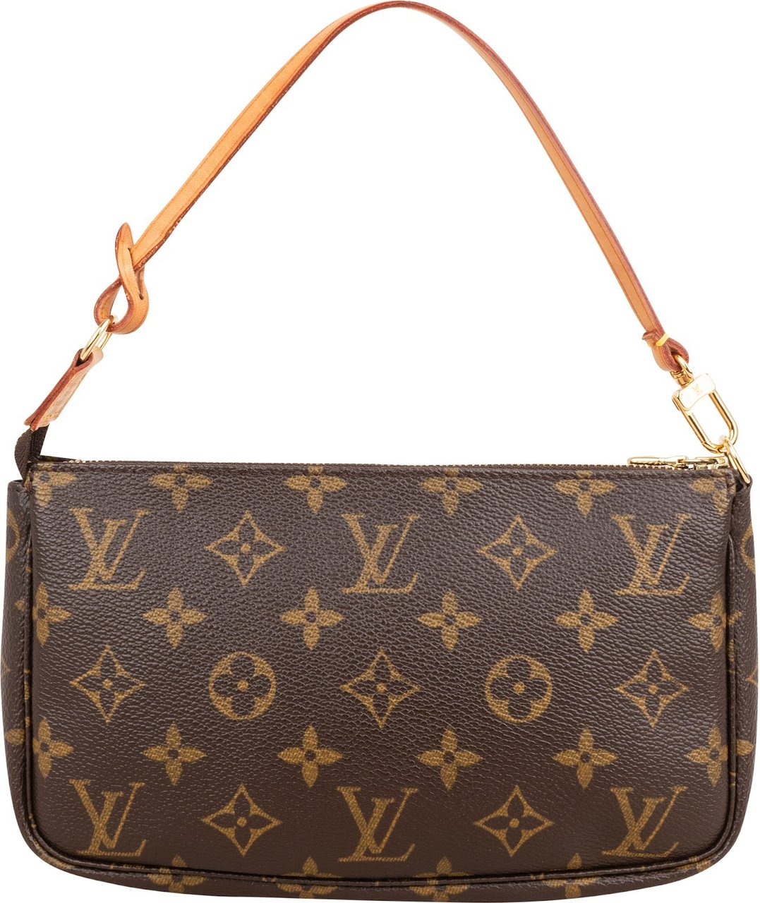 Louis Vuitton Monogram Canvas Pochette Accessoires Handbag Bruin
