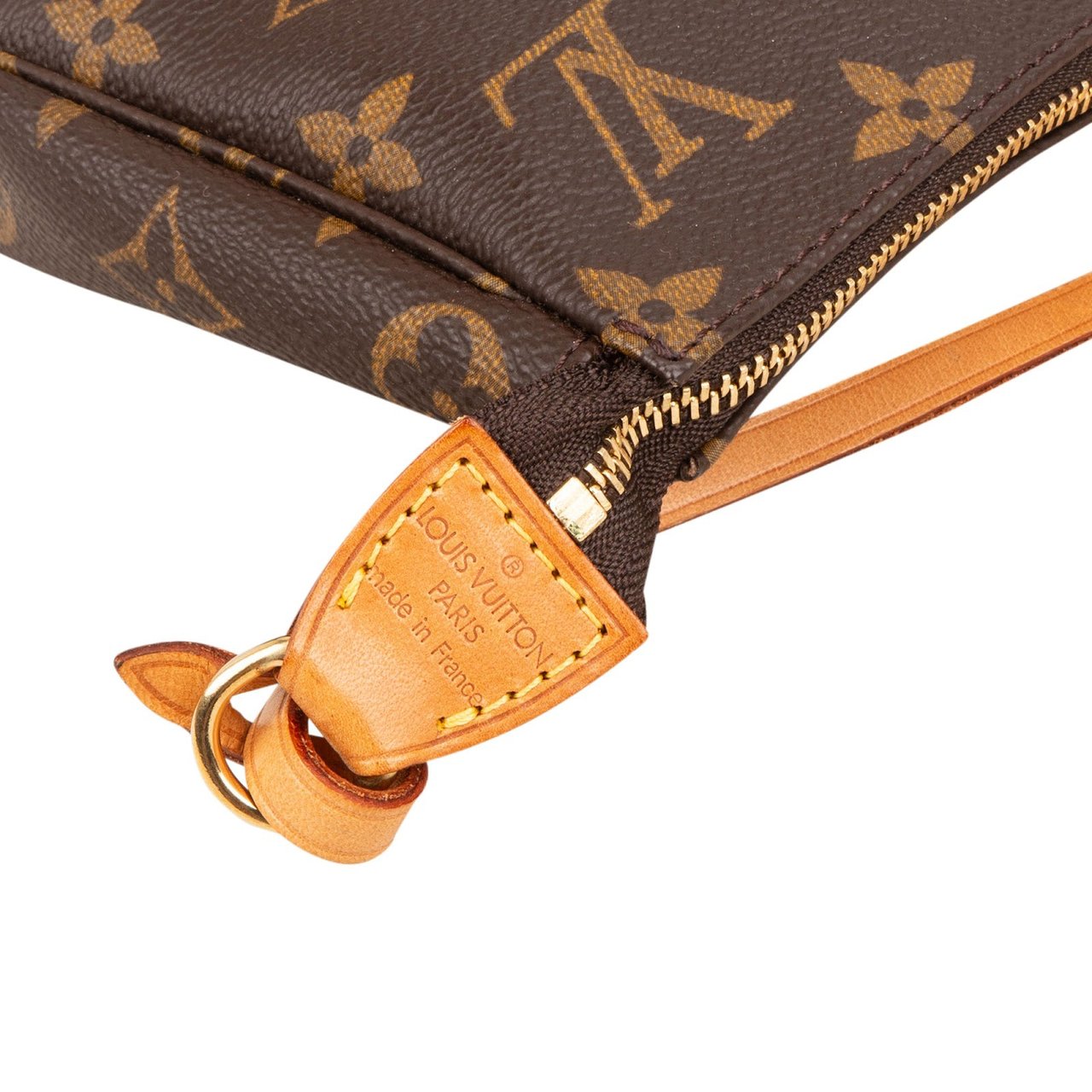 Louis Vuitton Monogram Canvas Pochette Accessoires Handbag Bruin