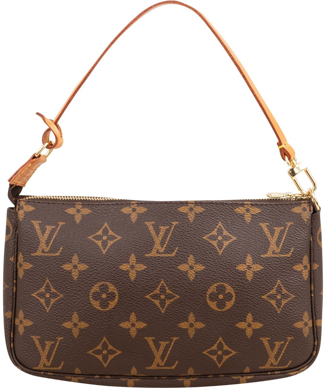 Louis Vuitton Monogram Canvas Pochette Accessoires Handbag Bruin