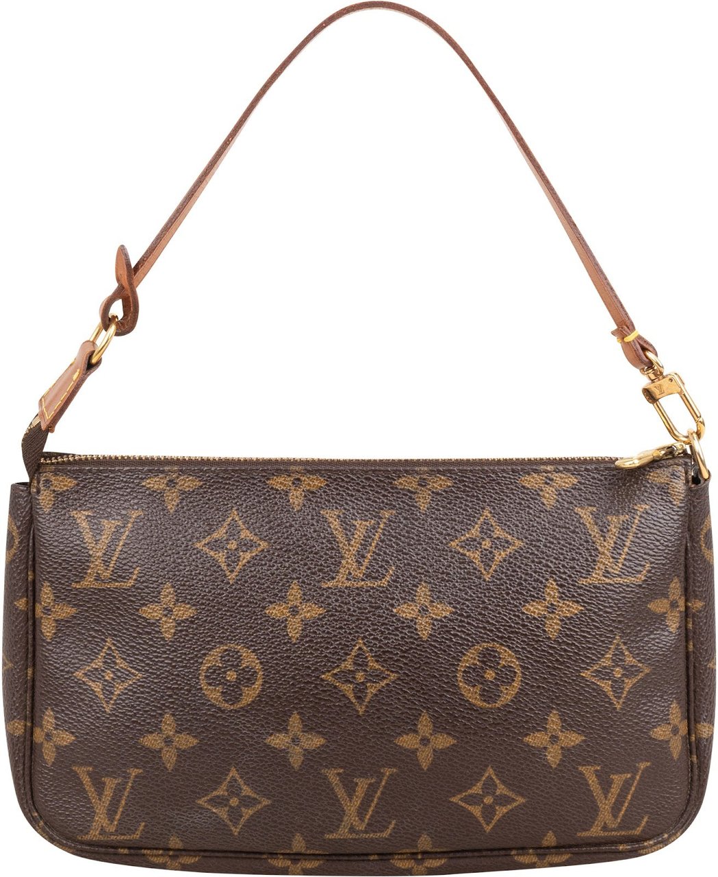 Louis Vuitton Monogram Canvas Pochette Accessoires Handbag Bruin