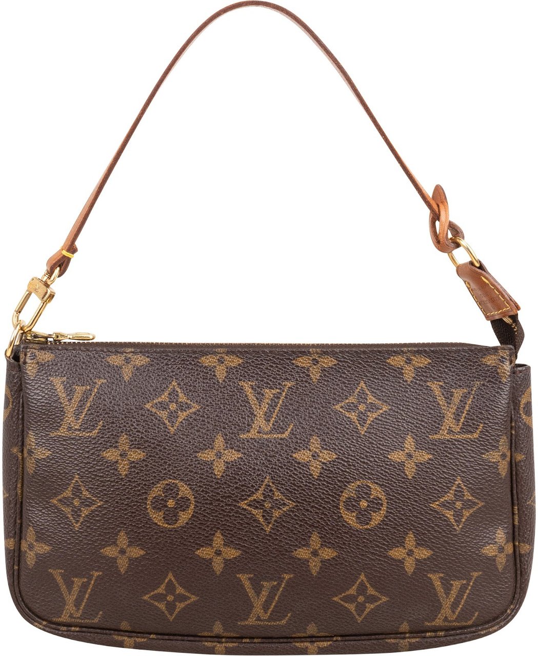 Louis Vuitton Monogram Canvas Pochette Accessoires Handbag Bruin
