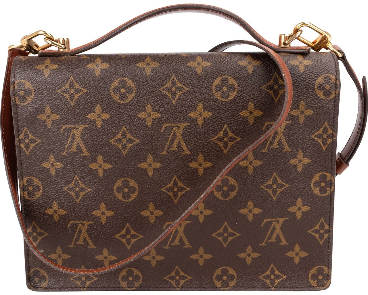 Louis Vuitton Monogram Canvas Monceau Handbag Bruin
