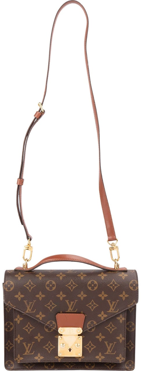 Louis Vuitton Monogram Canvas Monceau Handbag Bruin