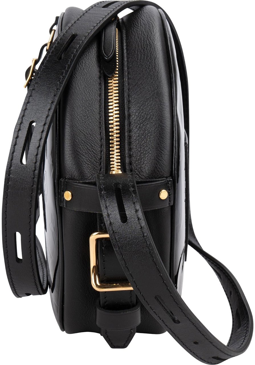 Louis Vuitton Monogram Vernis Leather Boite Chapeau Souple PM Crossbody Bag Zwart