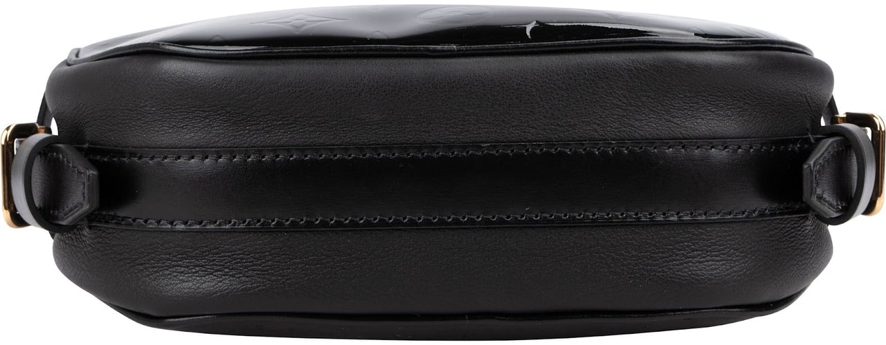 Louis Vuitton Monogram Vernis Leather Boite Chapeau Souple PM Crossbody Bag Zwart