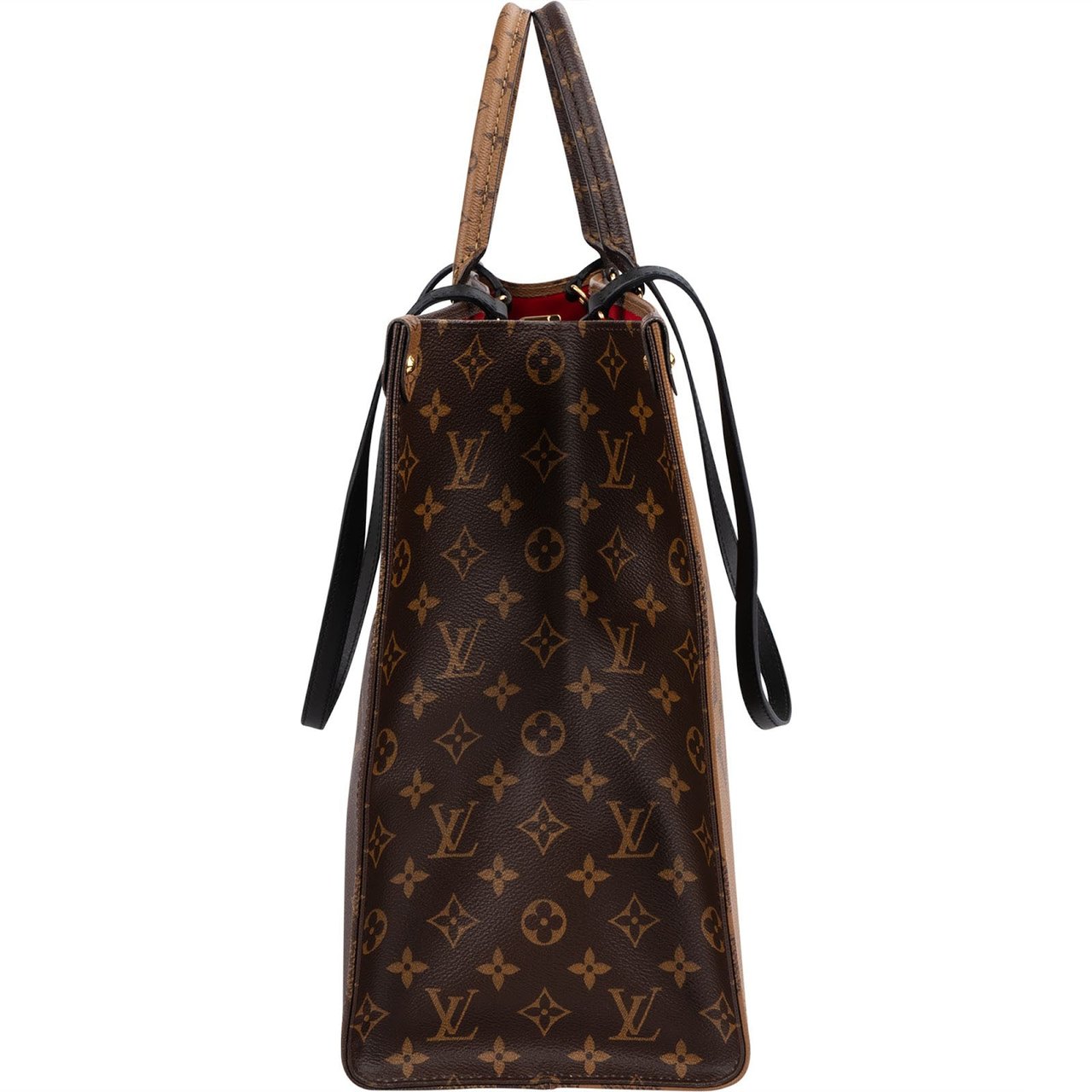 Louis Vuitton Monogram Giant Reverse OnTheGo GM Handbag Bruin