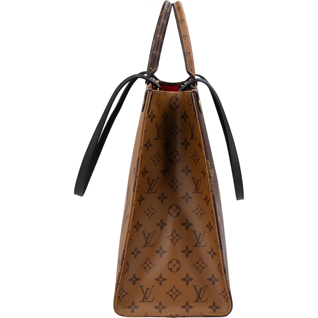 Louis Vuitton Monogram Giant Reverse OnTheGo GM Handbag Bruin