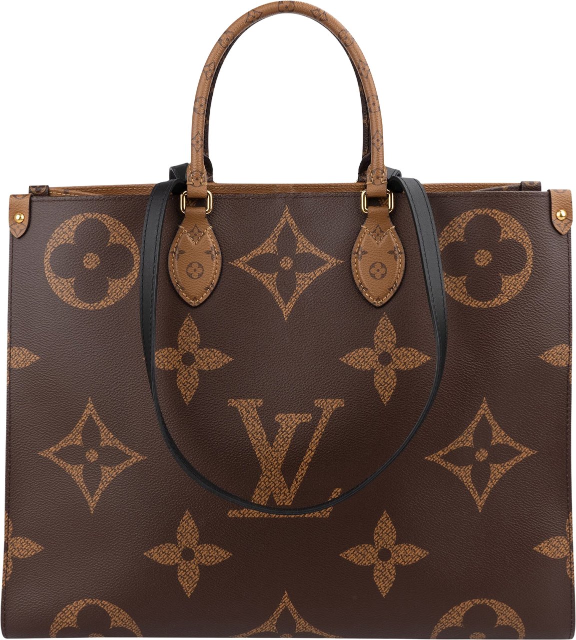Louis Vuitton Monogram Giant Reverse OnTheGo GM Handbag Bruin