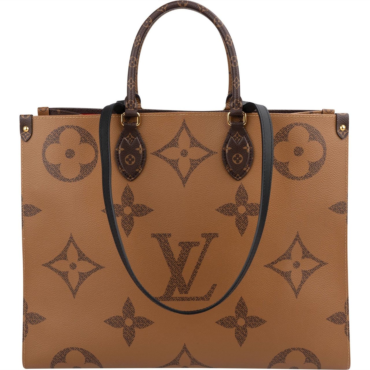 Louis Vuitton Monogram Giant Reverse OnTheGo GM Handbag Bruin