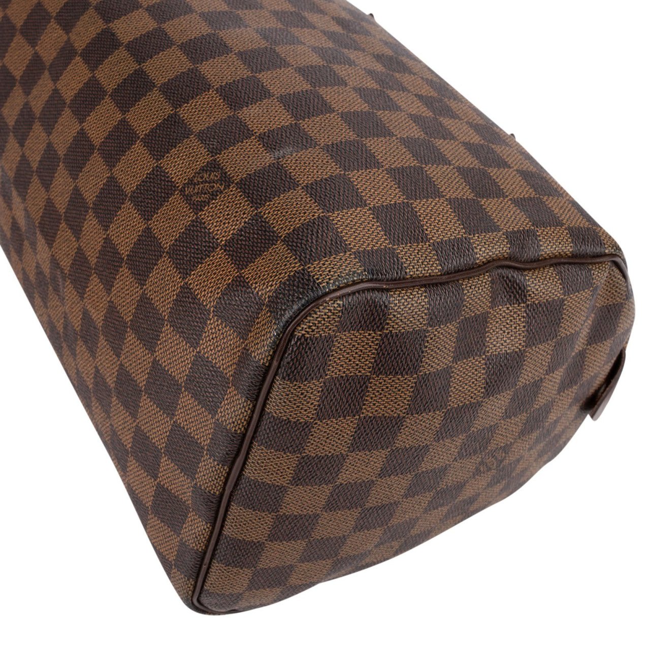 Louis Vuitton Monogram Damier Ebene Speedy 30 Handbag Bruin