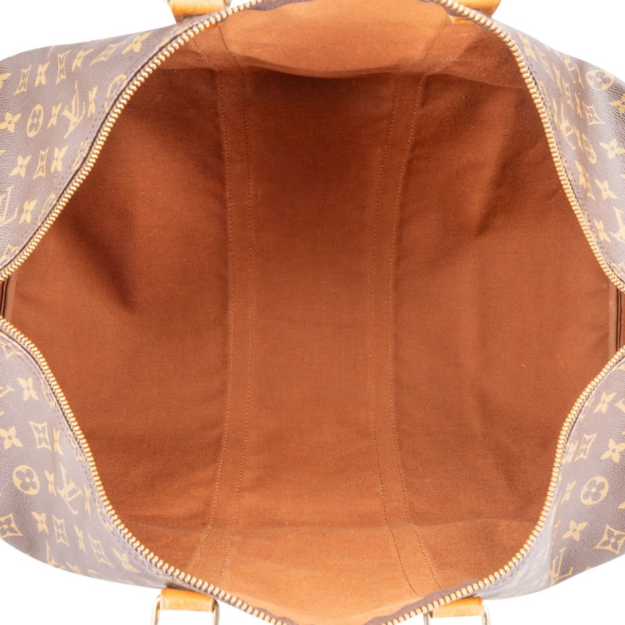 Louis Vuitton Monogram Canvas Keepall 55 Travel Bag Bruin
